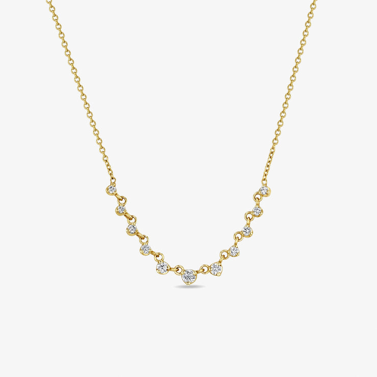 Zoe Chicco 14ct yellow gold and diamond necklace