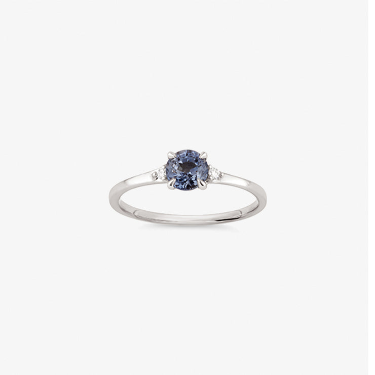Dinny Hall 18ct white gold Kassia blue sapphire and diamond ring