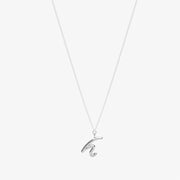 LOVE LETTER - 18ct gold, initial pendant chain necklace