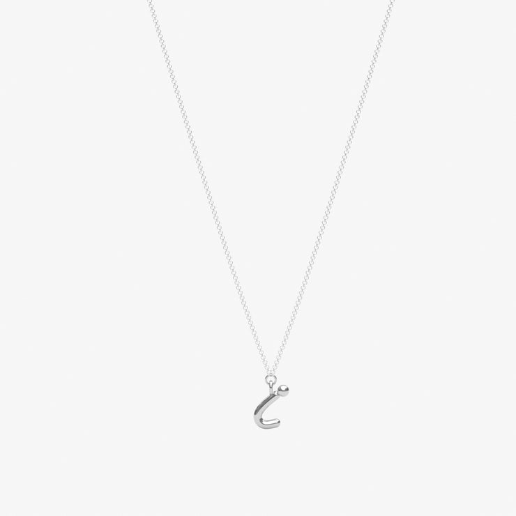 LOVE LETTER - 18ct gold, initial pendant chain necklace