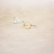 The Alkemistry 18ct yellow gold eclipse ring