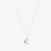 LOVE LETTER - 18ct gold, initial pendant chain necklace