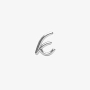 LOVE LETTER - 18ct gold, Initial stud (single)