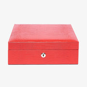 Rapport Brompton eight watch box - red
