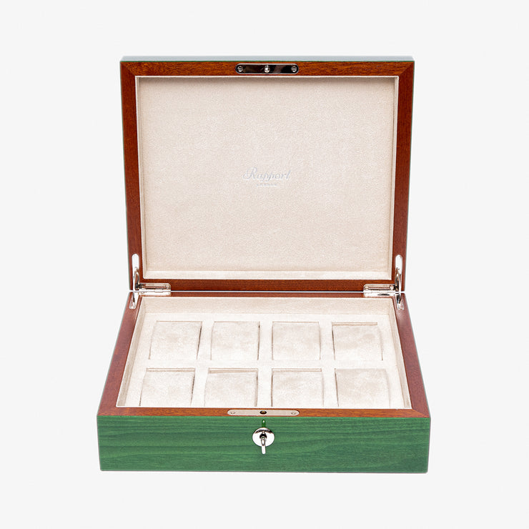 Rapport Heritage chroma eight watch box - green