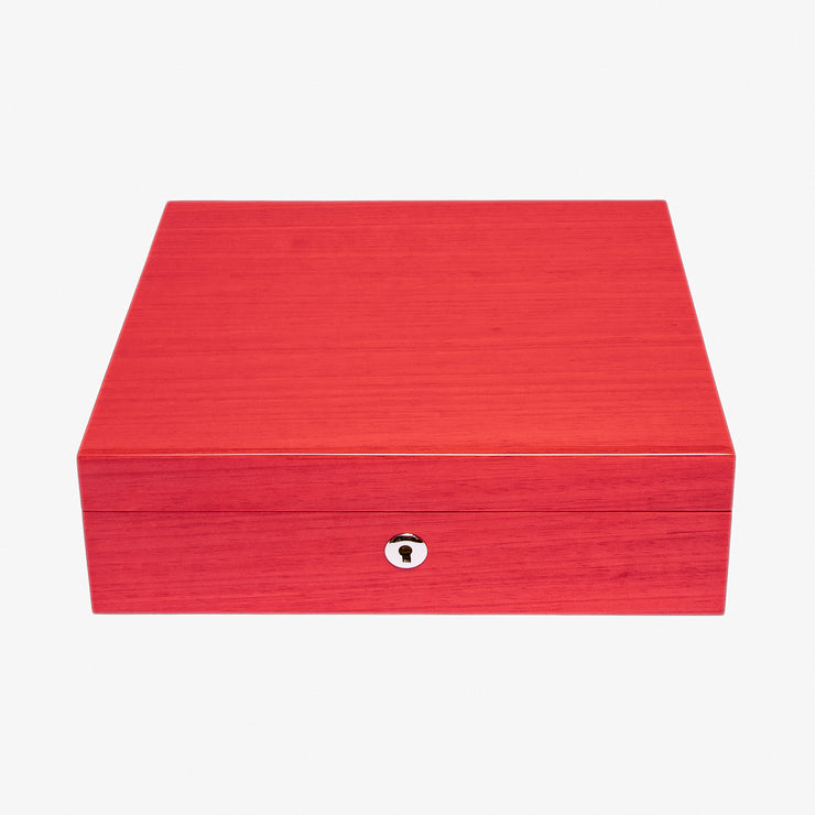 Rapport Heritage Chroma eight watch box - red