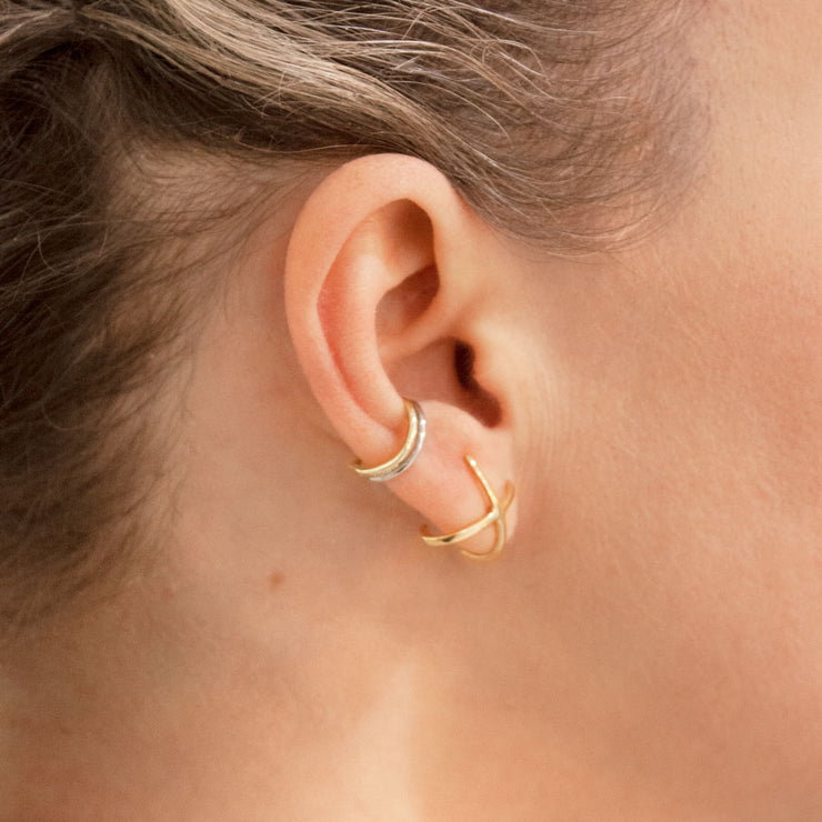The Alkemistry 18ct white gold comfort ear cuff