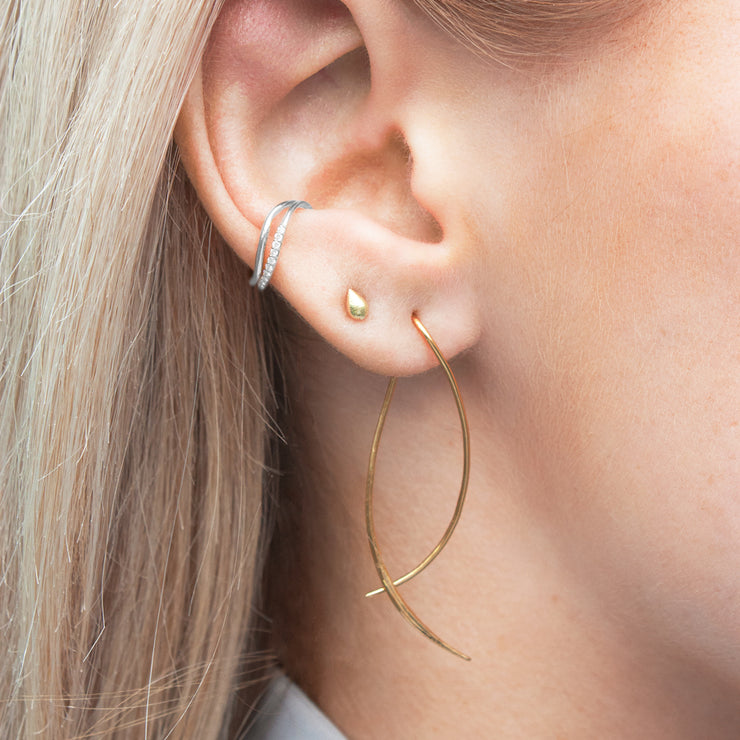 The Alkemistry 18ct white gold comfort ear cuff