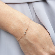 Kismet by Milka 14ct rose gold arrow bracelet