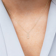 DANA REBECCA - 14CT GOLD, SOPHIA RYAN DIAMOND TRIPLE TEARDROP NECKLACE