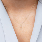 Dana Rebecca 14ct yellow gold Sophia Ryan triple teardrop necklace