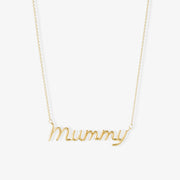 It's Mummy - 18ct gold, Large Mummy necklace