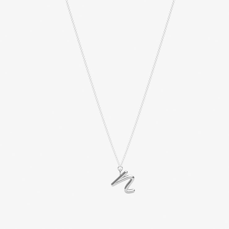 LOVE LETTER - 18ct gold, initial pendant chain necklace