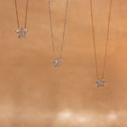 DANA REBECCA - 14CT GOLD, JULIANNE HIMIKO DIAMOND STAR NECKLACE