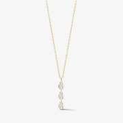 DANA REBECCA - 14CT GOLD, SOPHIA RYAN DIAMOND TRIPLE TEARDROP NECKLACE