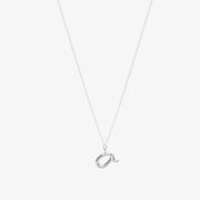 LOVE LETTER - 18ct gold, initial pendant chain necklace