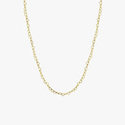 Zoe Chicco 14ct yellow gold heart link necklace