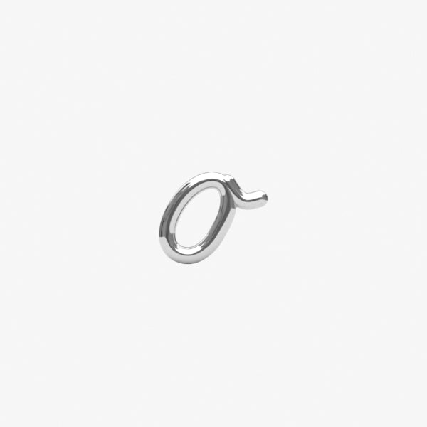 LOVE LETTER - 18ct gold, Initial stud (single)