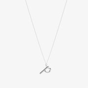 LOVE LETTER - 18ct gold, initial pendant chain necklace