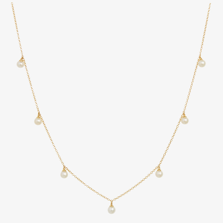 Ruifier 18ct yellow gold Morning Dew Mist necklace