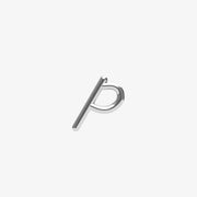 LOVE LETTER - 18ct gold, Initial stud (single)