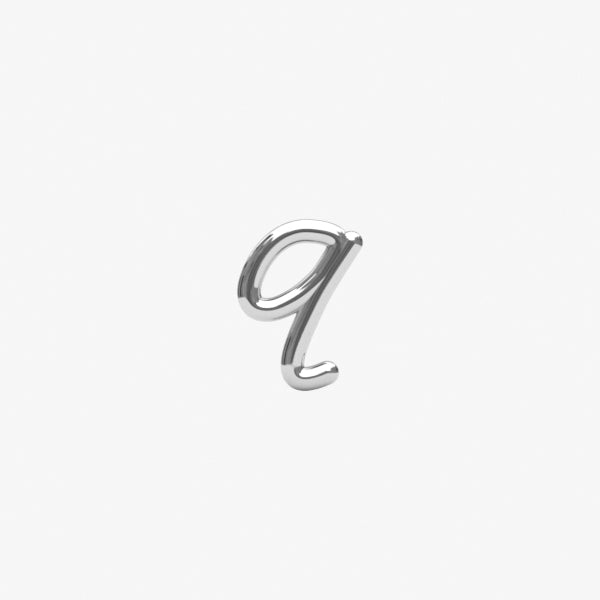 LOVE LETTER - 18ct gold, Initial stud (single)