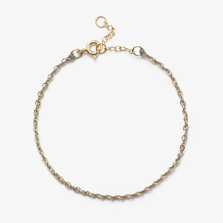 The Alkemistry 18ct yellow gold and grey Vianna bracelet