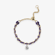 The Alkemistry 18ct yellow gold and diamond Auric ring - purple