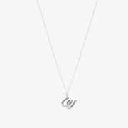 LOVE LETTER - 18ct gold, initial pendant chain necklace