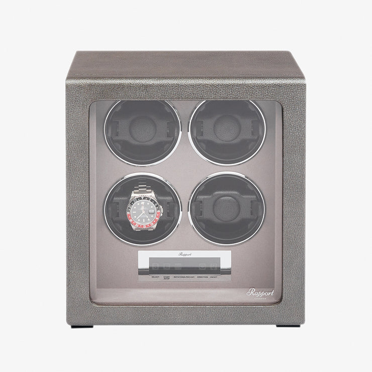 Rapport Quantum quad watch winder - silver