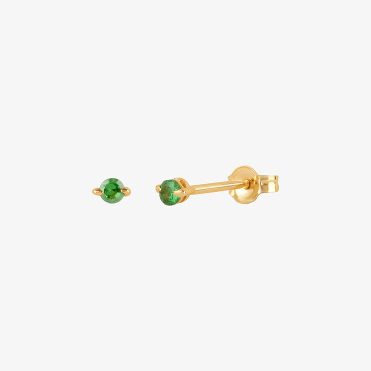 Dinny Hall 14ct yellow gold tsavorite studs