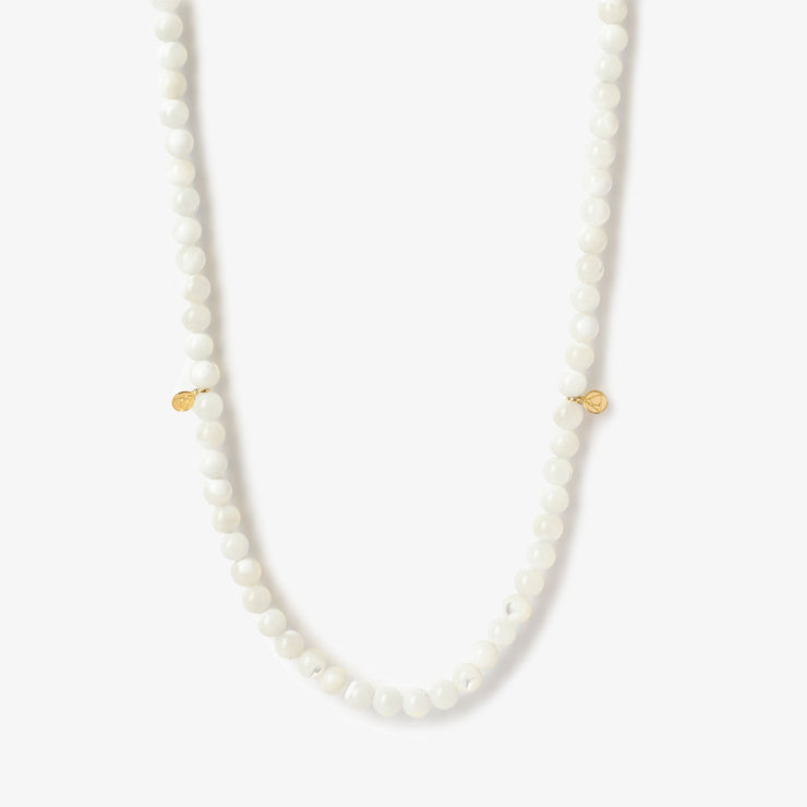 The Alkemistry 18ct yellow gold and Mother of Pearl necklace