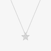 Dana Rebecca 14ct white gold and diamond Julianne Himiko star necklace
