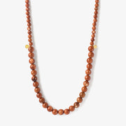 The Alkemistry 18ct yellow gold and goldstone necklace