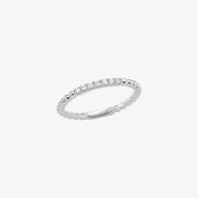 DANA REBECCA - 14CT GOLD, POPPY RAE DIAMOND SEMI PAVE BAND RING