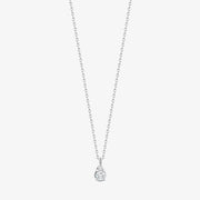 DANA REBECCA - 14CT GOLD, DIAMOND PETITE TEARDROP NECKLACE