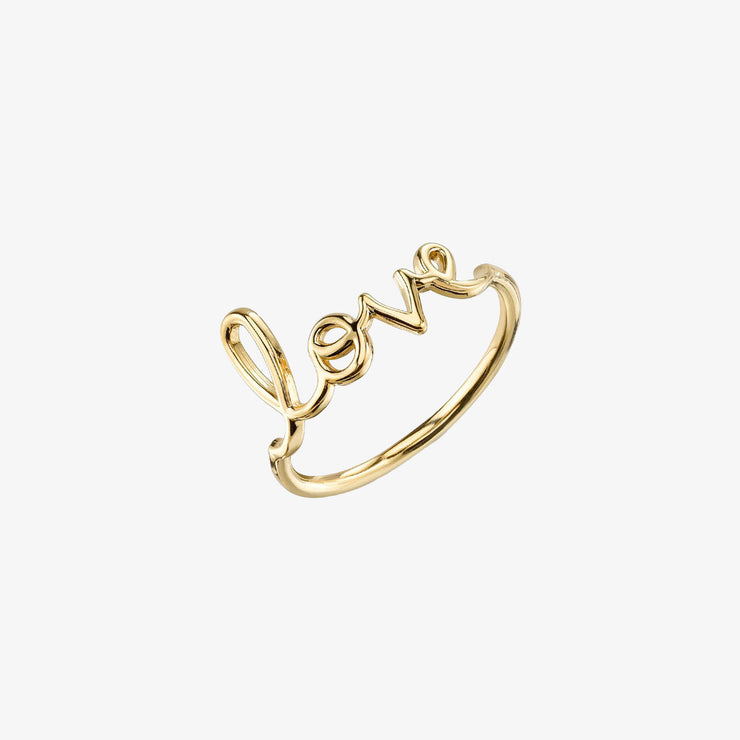 Sydney Evan 14ct yellow gold pure love ring