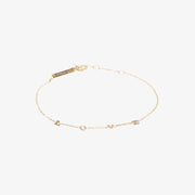 Zoe Chicco 14ct gold and diamond 'love' bracelet