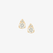 Dana Rebecca 14ct yellow gold and diamond tiny Sophia Ryan pear studs earrings (pair)