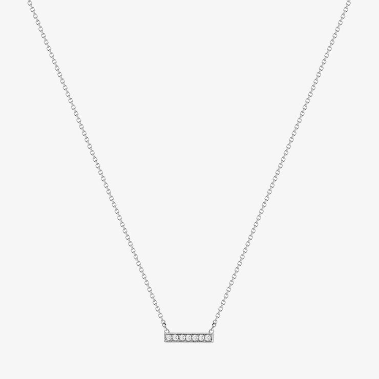 DANA REBECCA - 14CT GOLD, SYLVIE ROSE DIAMOND BAR NECKLACE