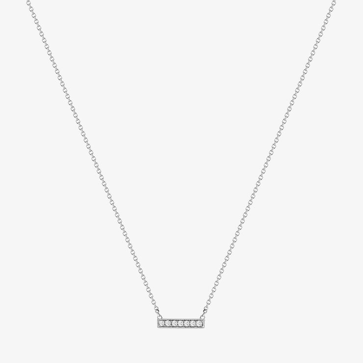 DANA REBECCA - 14CT GOLD, SYLVIE ROSE DIAMOND BAR NECKLACE