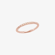 DANA REBECCA - 14CT GOLD, POPPY RAE DIAMOND SEMI PAVE BAND RING